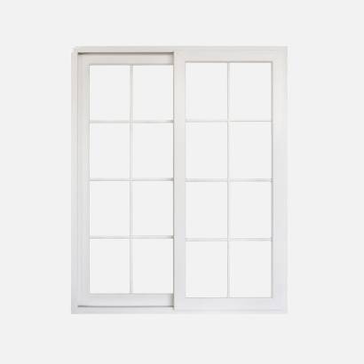 White sliding windows